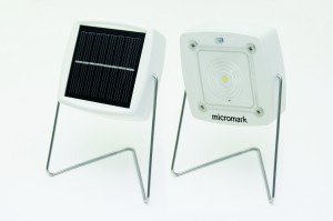 solar back and led light